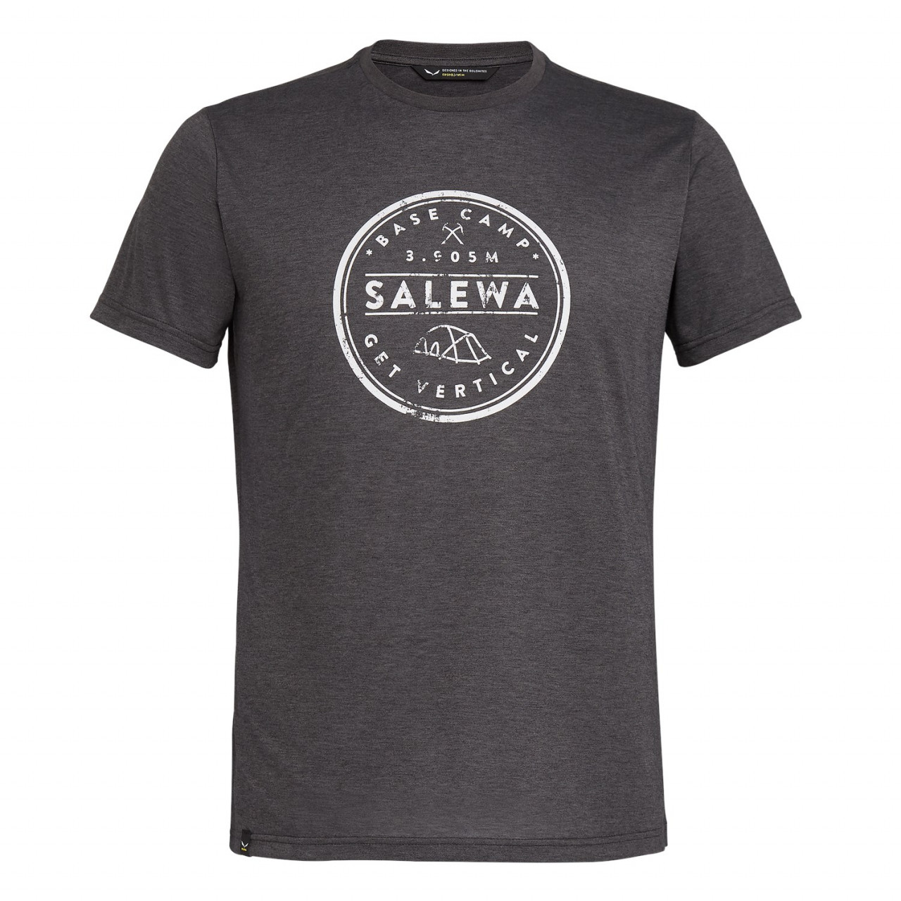 Camisetas Hombre Chile - Salewa Base Camp Drirelease® - Negras - IQAH-75014